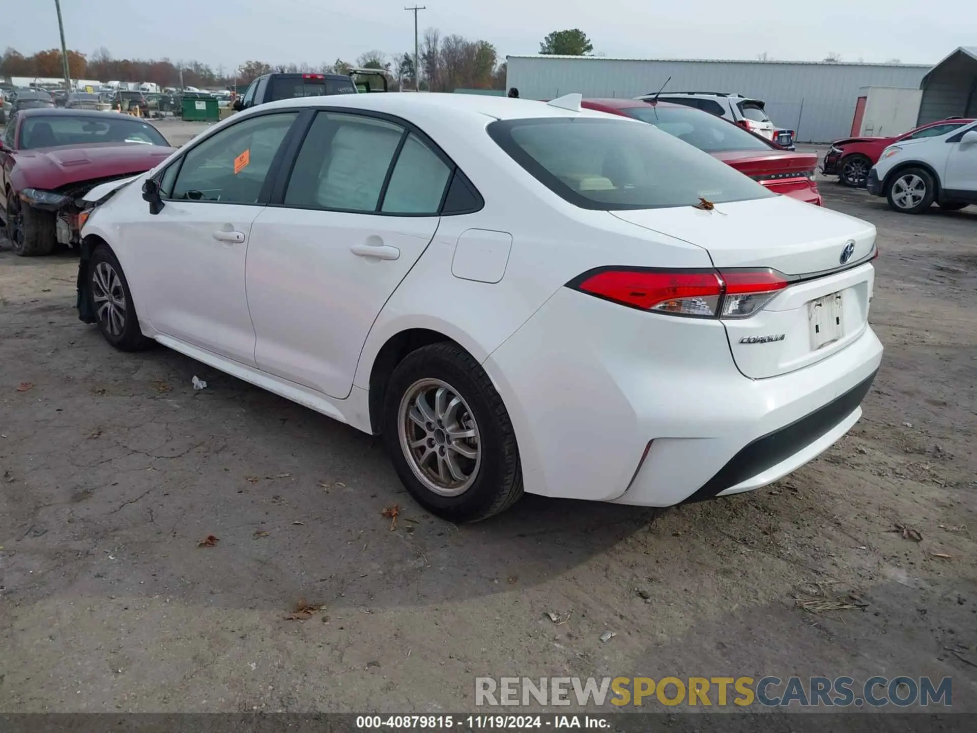 3 Photograph of a damaged car JTDEAMDE6N3000199 TOYOTA COROLLA 2022