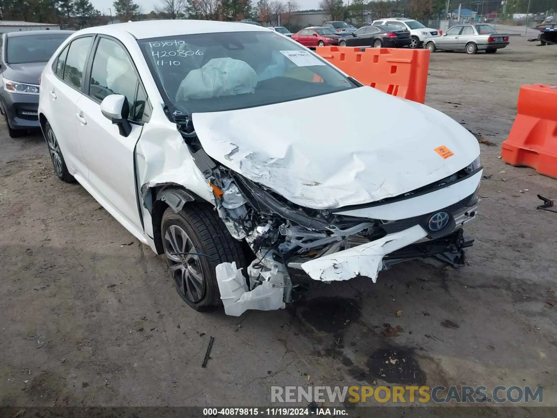 6 Photograph of a damaged car JTDEAMDE6N3000199 TOYOTA COROLLA 2022
