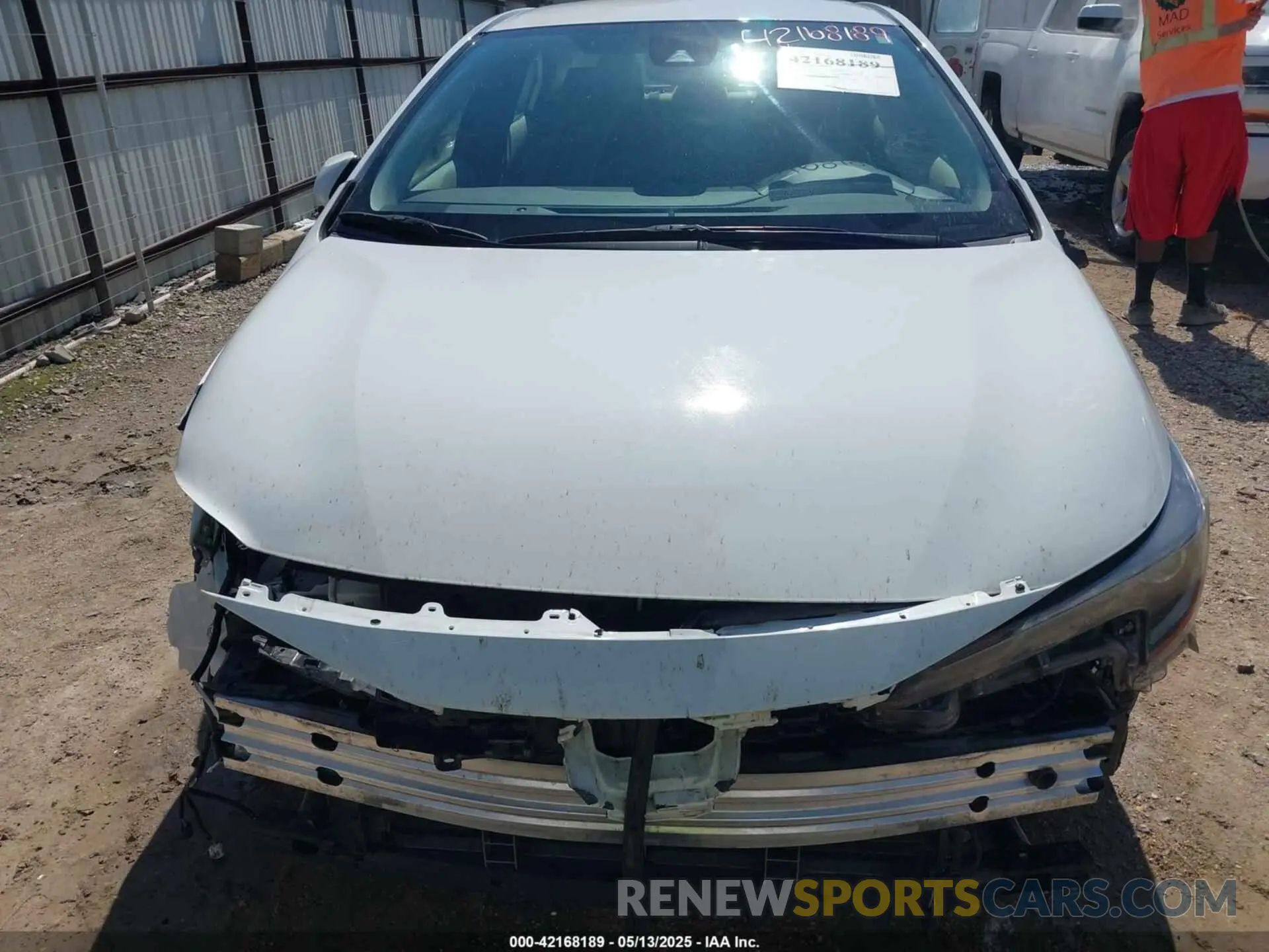 13 Photograph of a damaged car JTDEAMDE6N3002227 TOYOTA COROLLA 2022