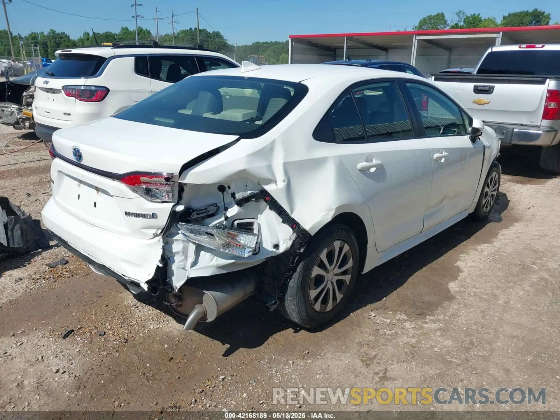 4 Photograph of a damaged car JTDEAMDE6N3002227 TOYOTA COROLLA 2022