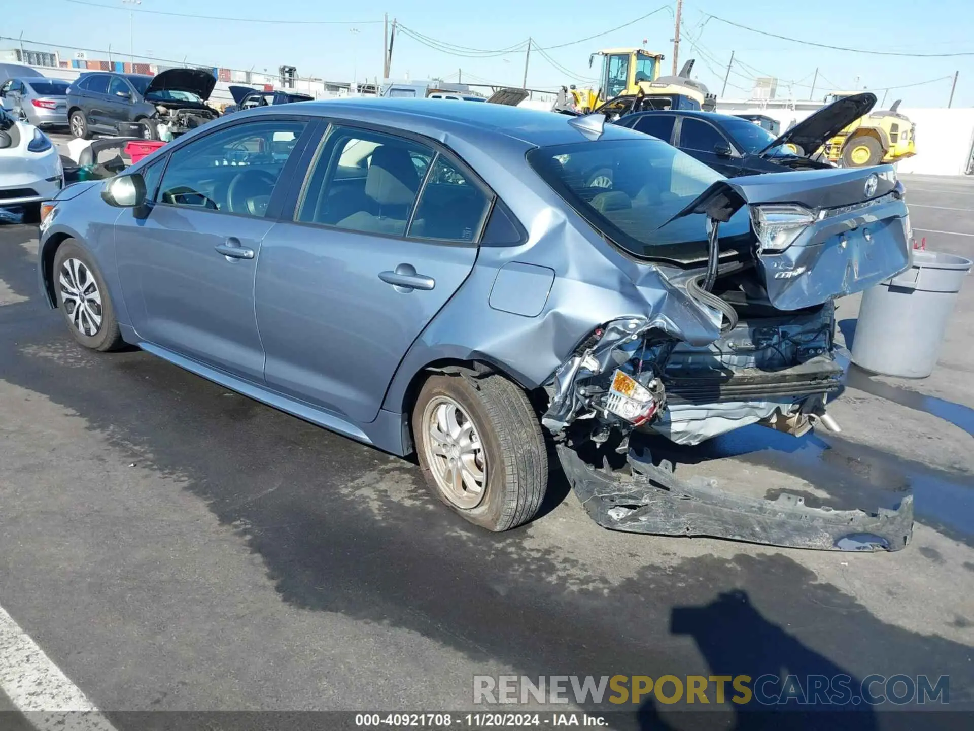 3 Photograph of a damaged car JTDEAMDE6N3006729 TOYOTA COROLLA 2022