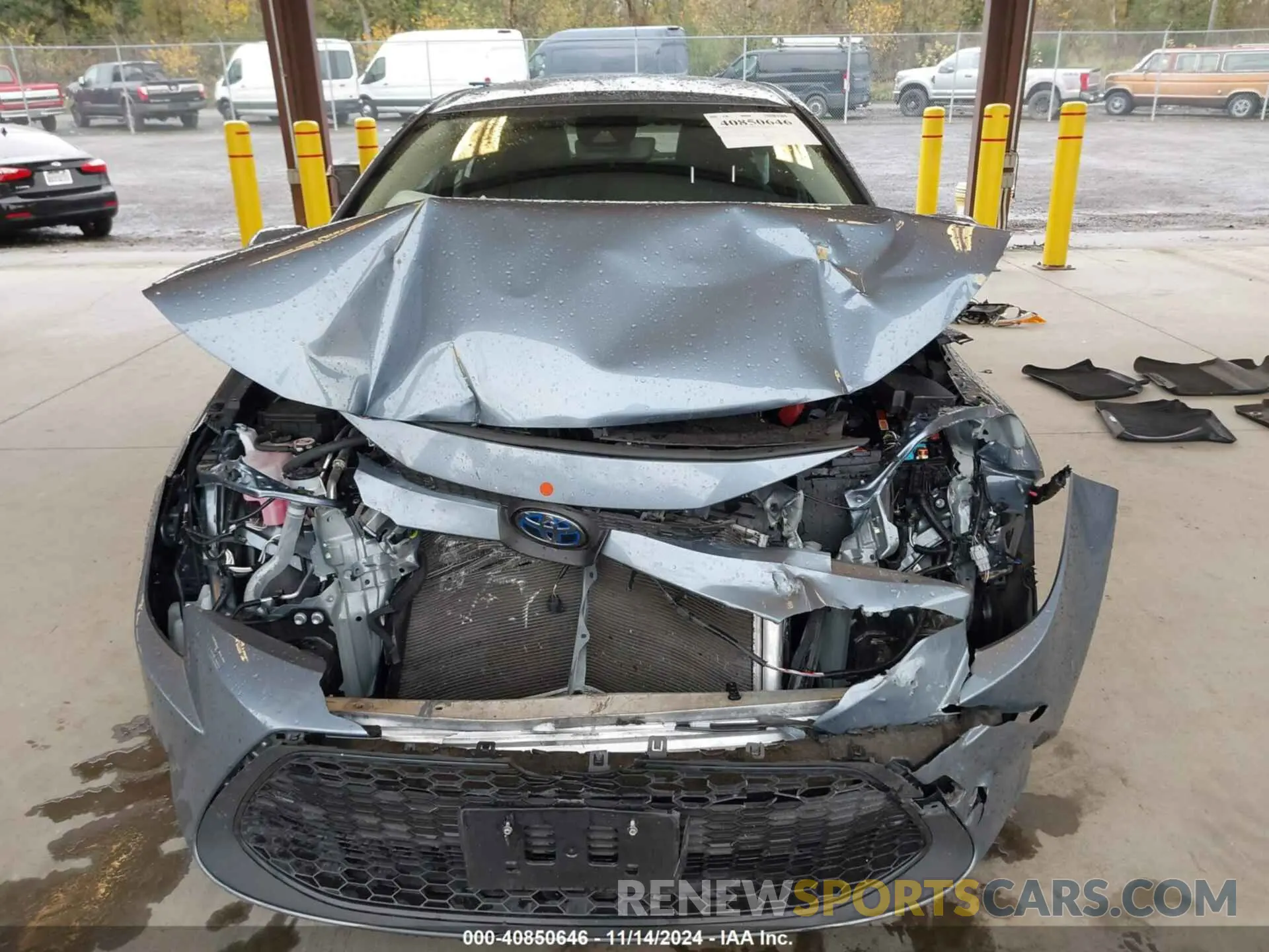6 Photograph of a damaged car JTDEAMDE6N3006858 TOYOTA COROLLA 2022