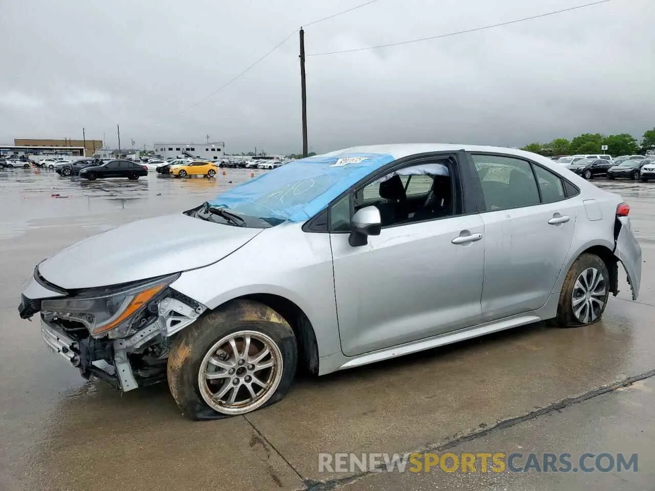 1 Photograph of a damaged car JTDEAMDE6N3011204 TOYOTA COROLLA 2022