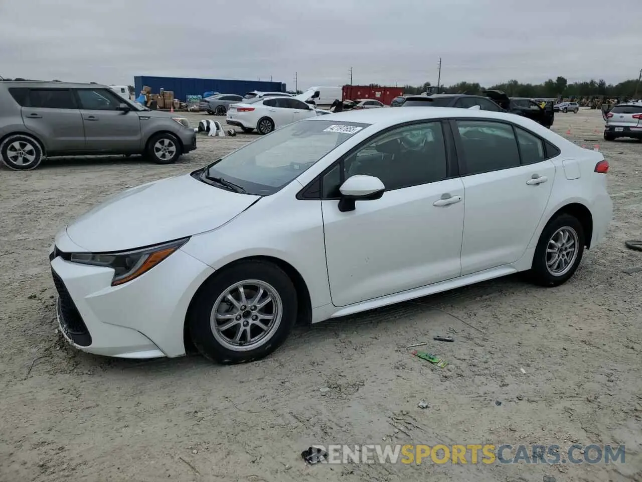 1 Photograph of a damaged car JTDEAMDE6NJ038088 TOYOTA COROLLA 2022