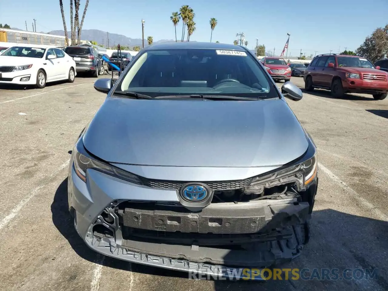 5 Photograph of a damaged car JTDEAMDE6NJ038513 TOYOTA COROLLA 2022