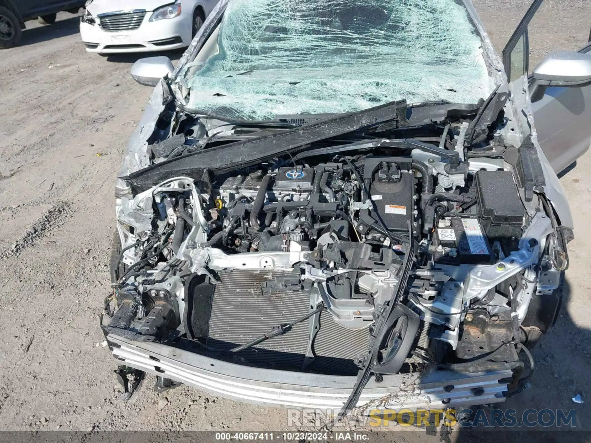10 Photograph of a damaged car JTDEAMDE6NJ039810 TOYOTA COROLLA 2022