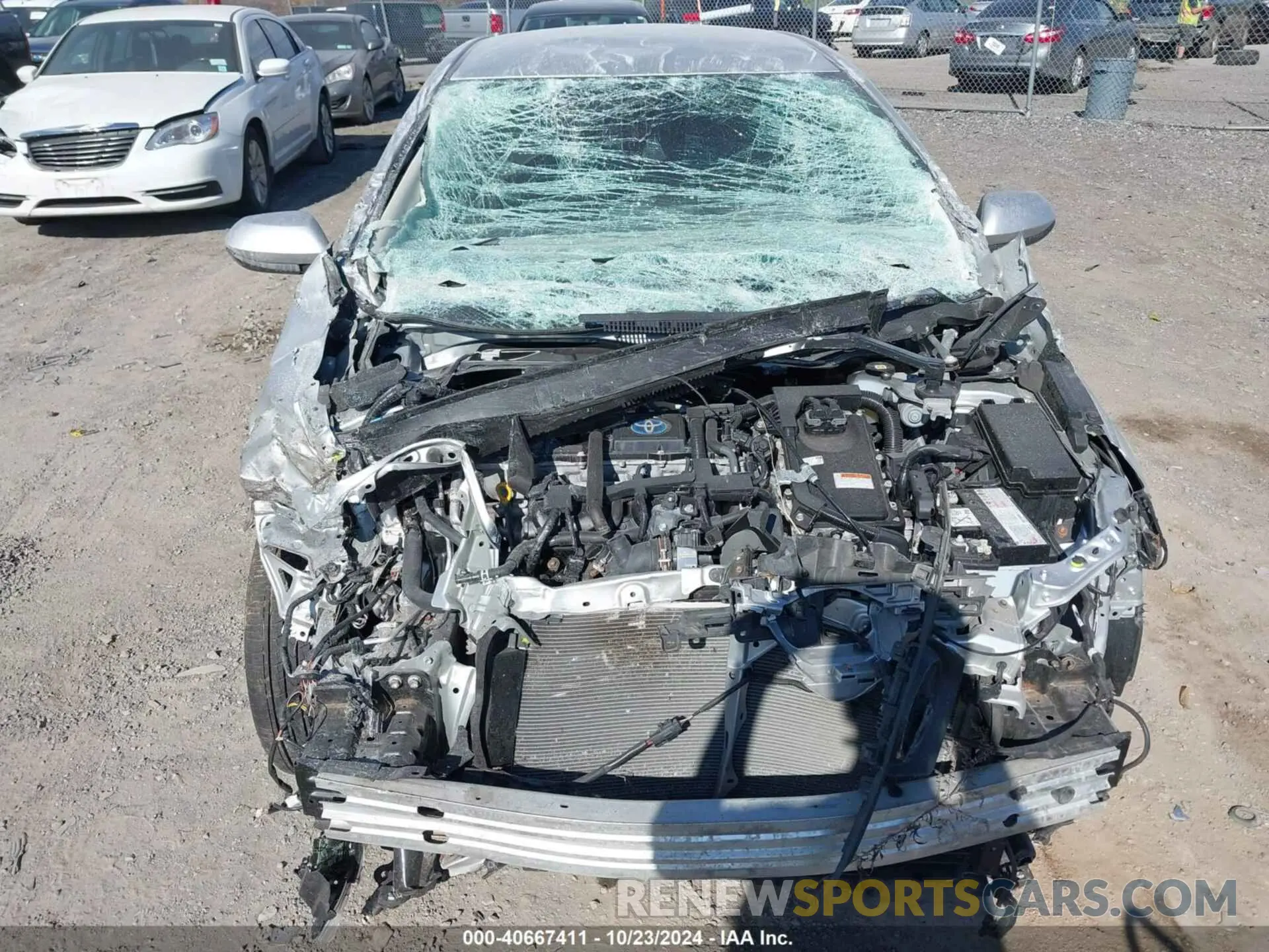 6 Photograph of a damaged car JTDEAMDE6NJ039810 TOYOTA COROLLA 2022