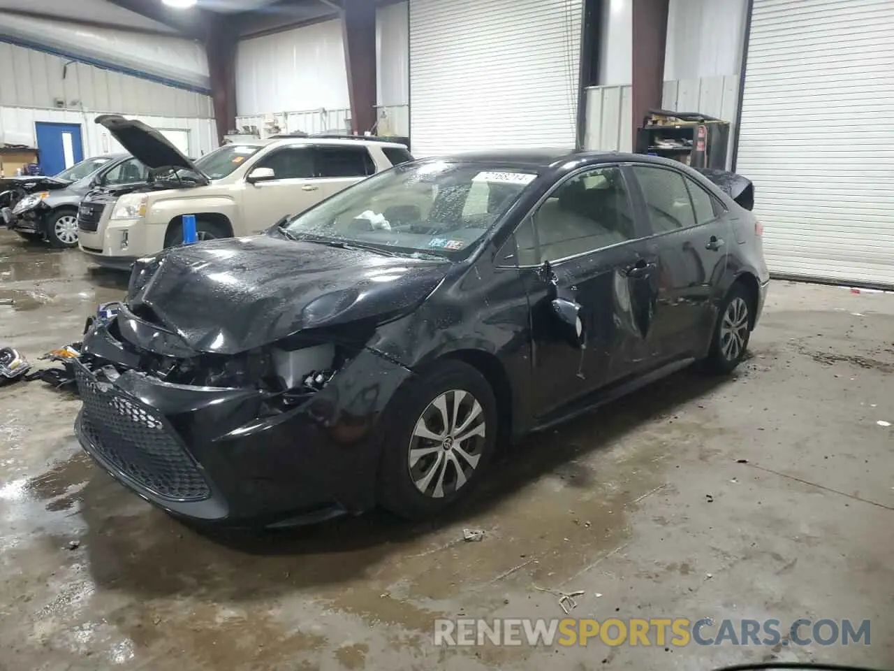 1 Photograph of a damaged car JTDEAMDE6NJ044943 TOYOTA COROLLA 2022