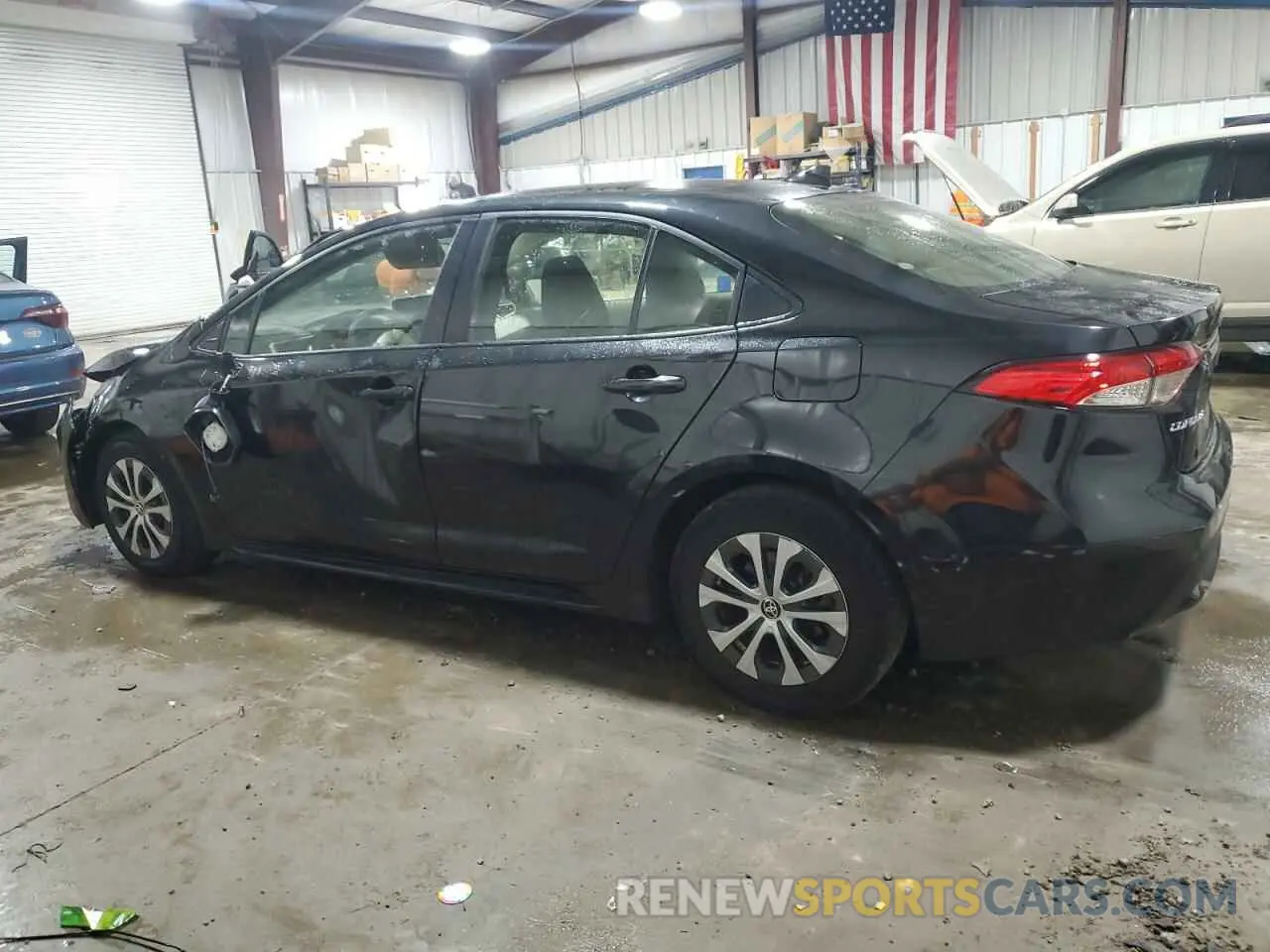 2 Photograph of a damaged car JTDEAMDE6NJ044943 TOYOTA COROLLA 2022