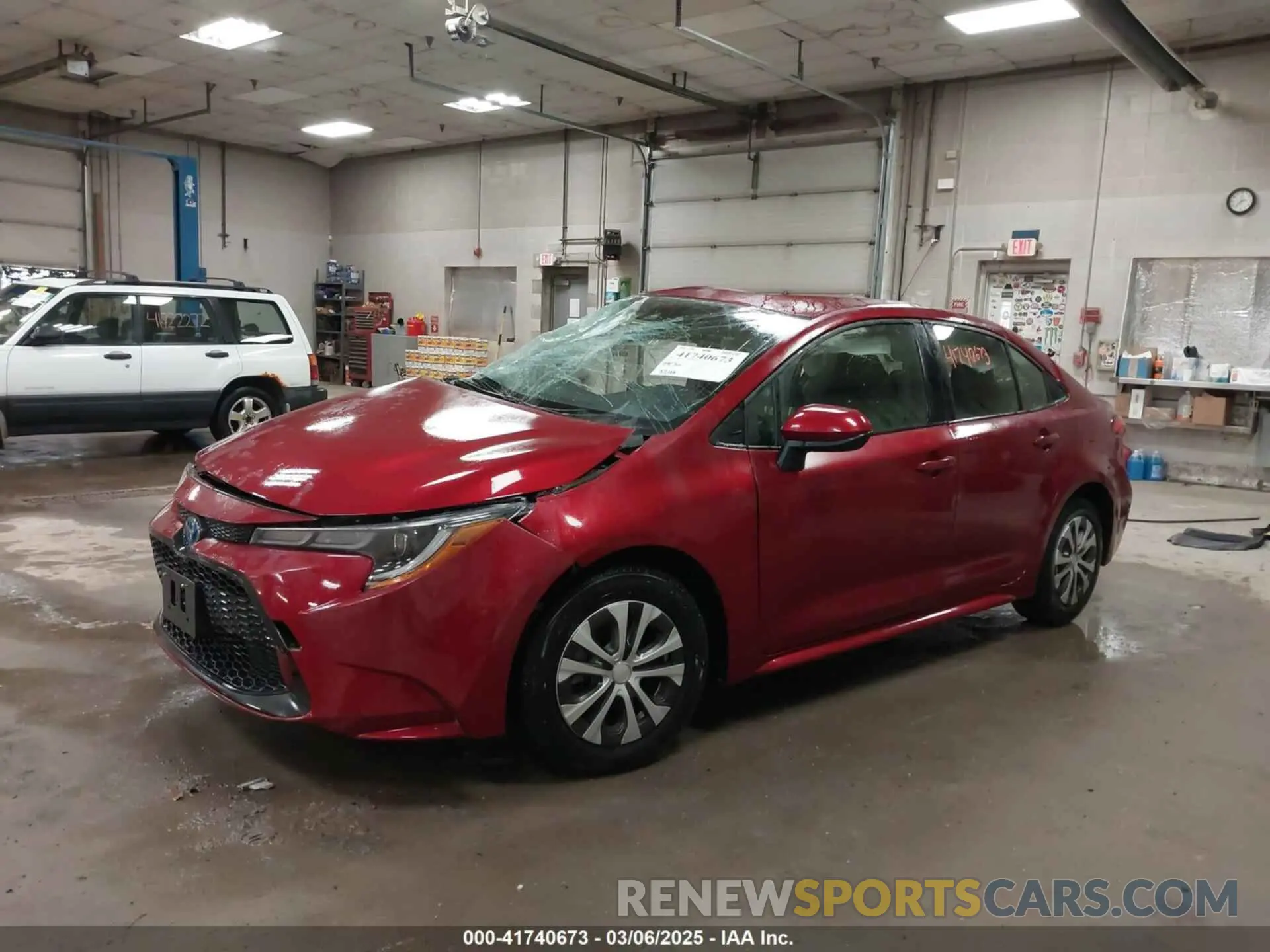 2 Photograph of a damaged car JTDEAMDE6NJ045669 TOYOTA COROLLA 2022