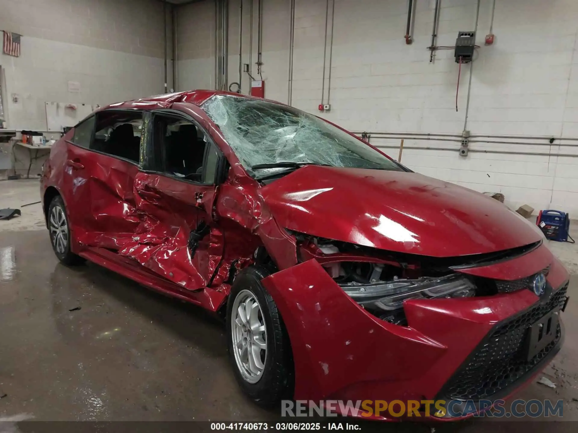 6 Photograph of a damaged car JTDEAMDE6NJ045669 TOYOTA COROLLA 2022