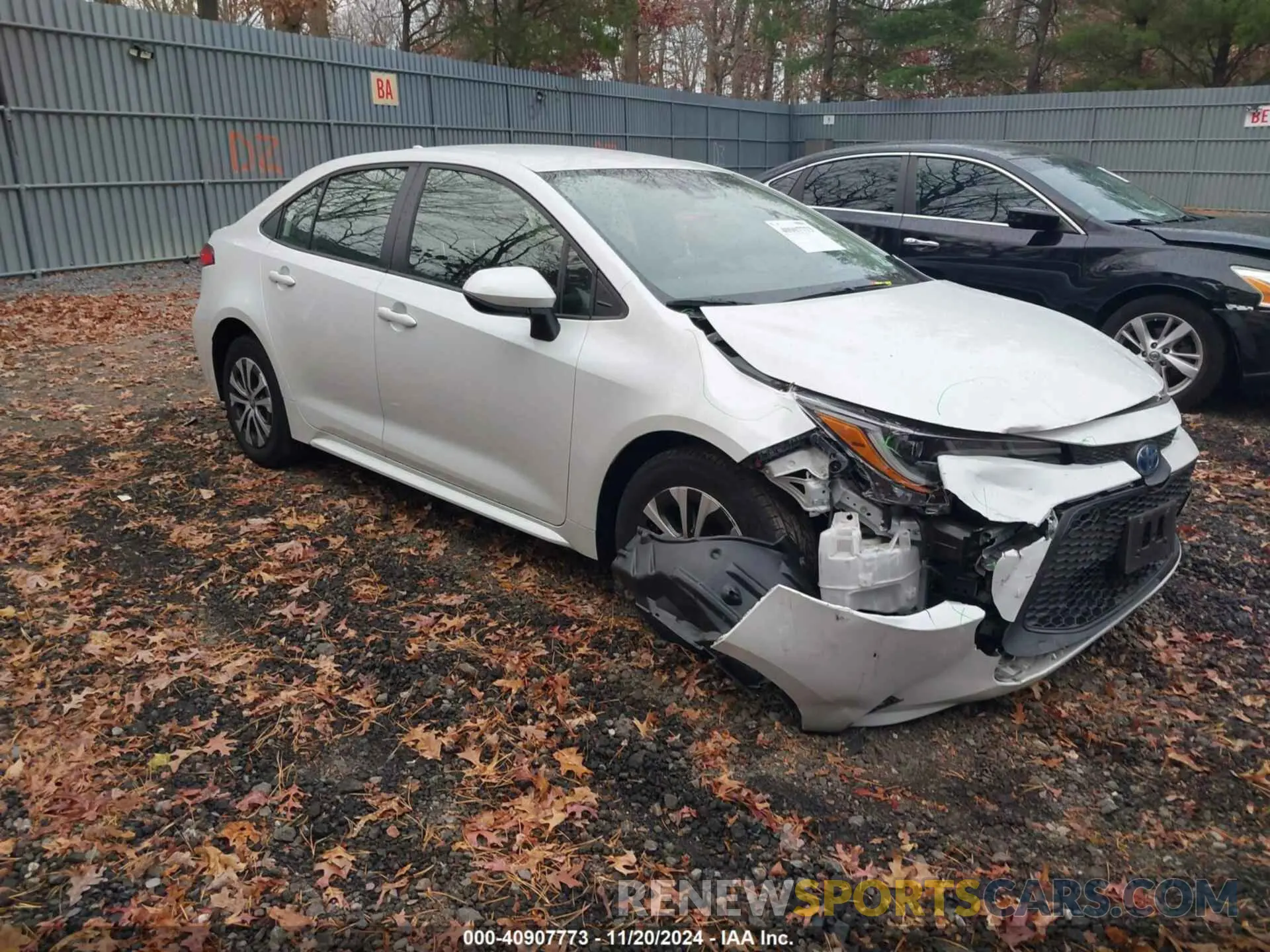 1 Photograph of a damaged car JTDEAMDE7N3006500 TOYOTA COROLLA 2022