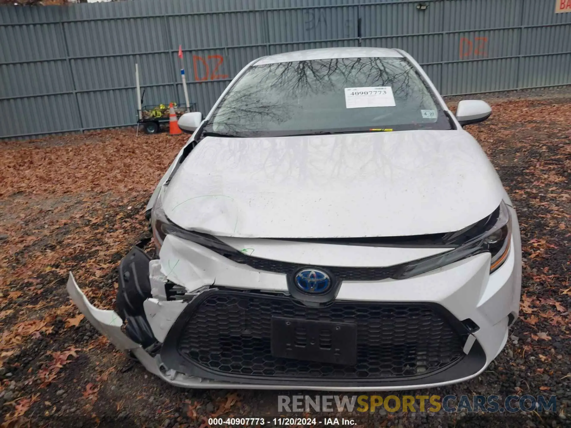 12 Photograph of a damaged car JTDEAMDE7N3006500 TOYOTA COROLLA 2022