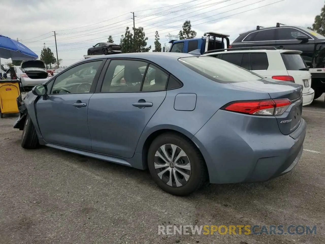 2 Photograph of a damaged car JTDEAMDE7N3009610 TOYOTA COROLLA 2022
