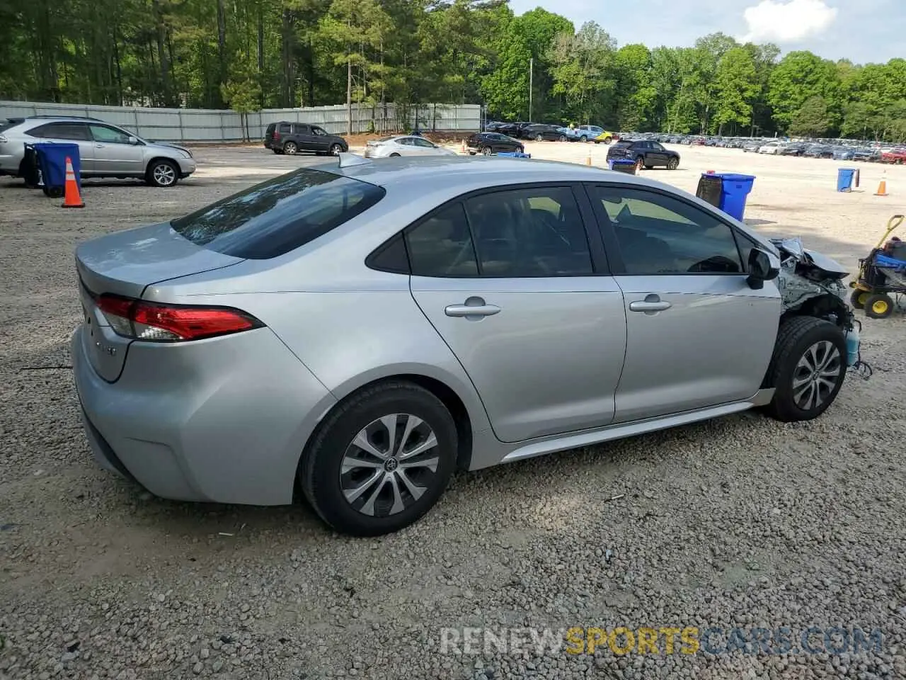 3 Photograph of a damaged car JTDEAMDE7N3010482 TOYOTA COROLLA 2022