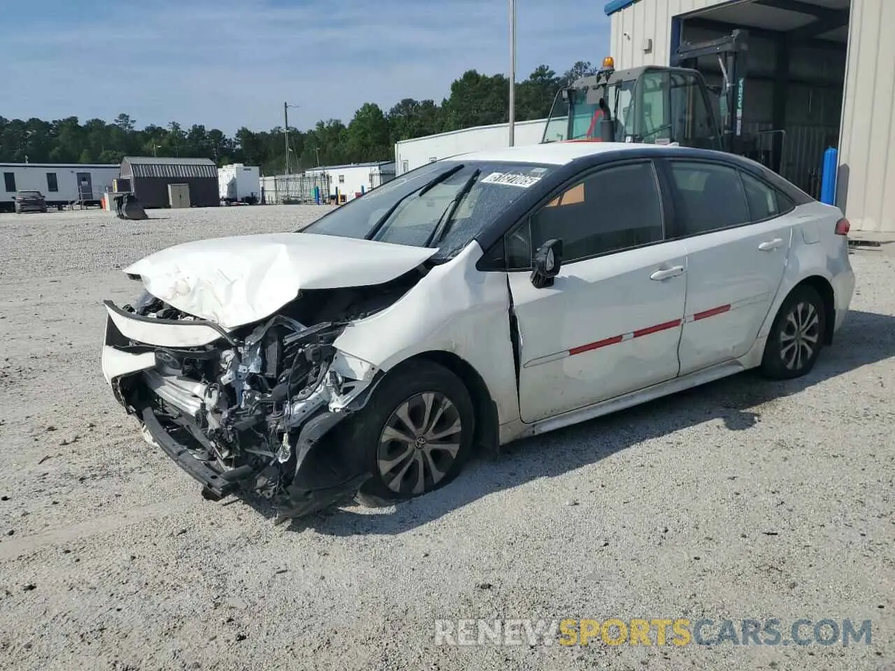 1 Photograph of a damaged car JTDEAMDE7N3013091 TOYOTA COROLLA 2022
