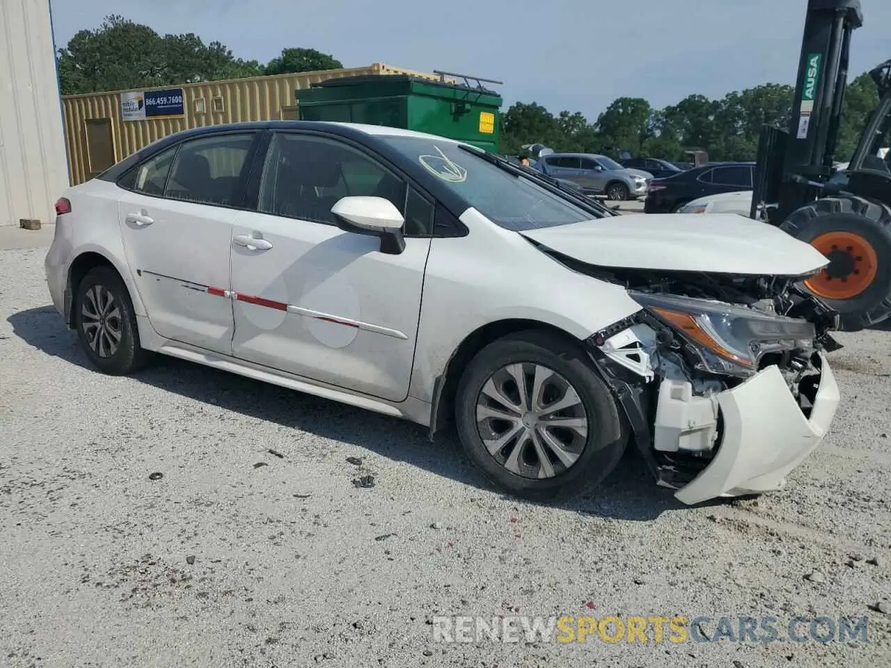 4 Photograph of a damaged car JTDEAMDE7N3013091 TOYOTA COROLLA 2022