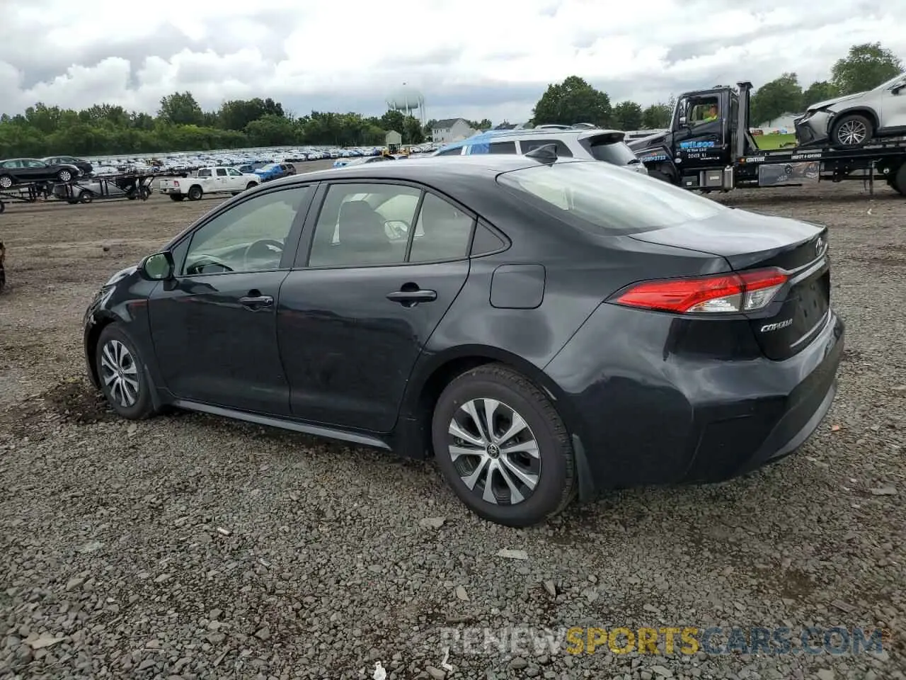 2 Photograph of a damaged car JTDEAMDE7NJ049584 TOYOTA COROLLA 2022