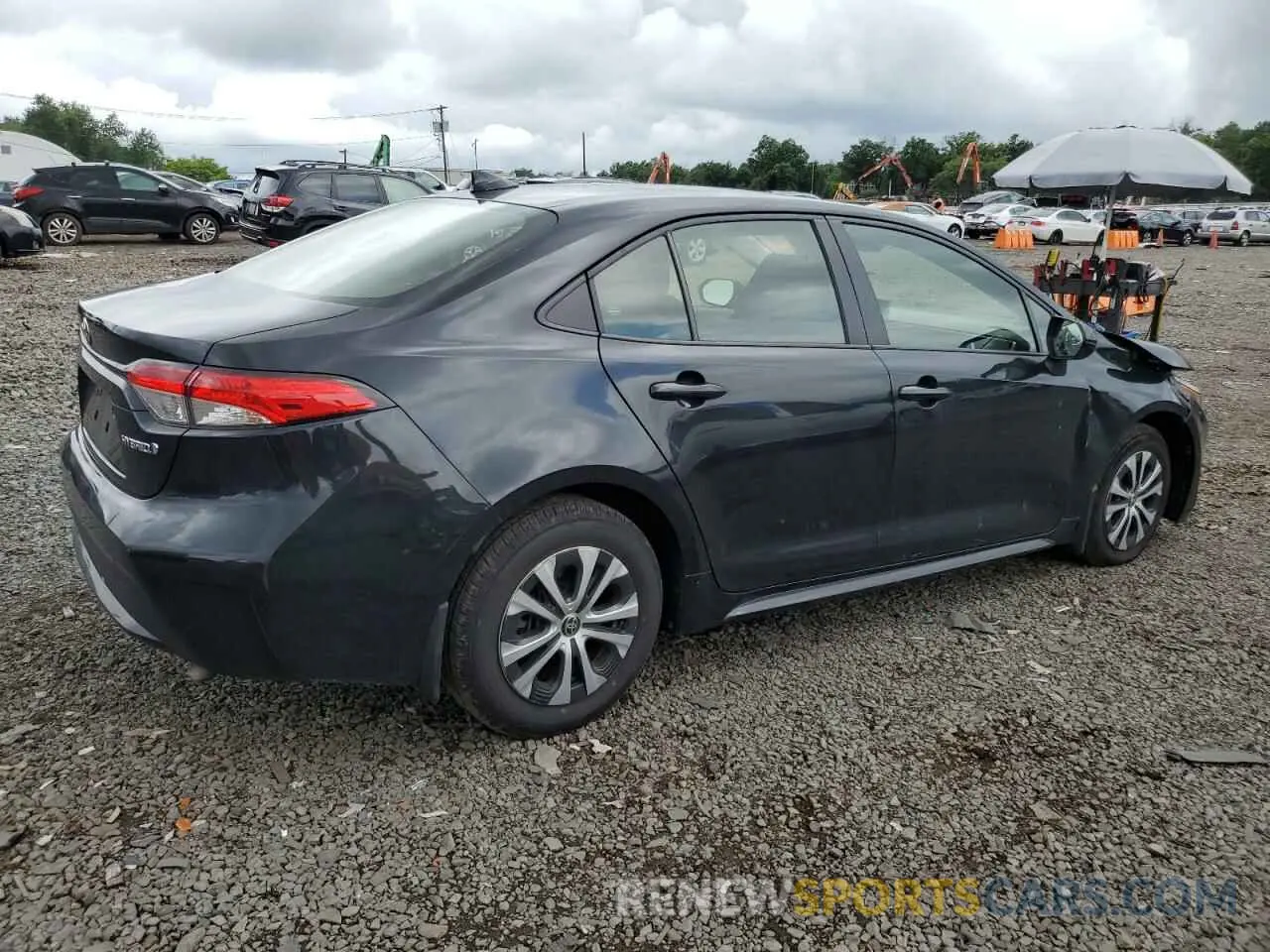 3 Photograph of a damaged car JTDEAMDE7NJ049584 TOYOTA COROLLA 2022