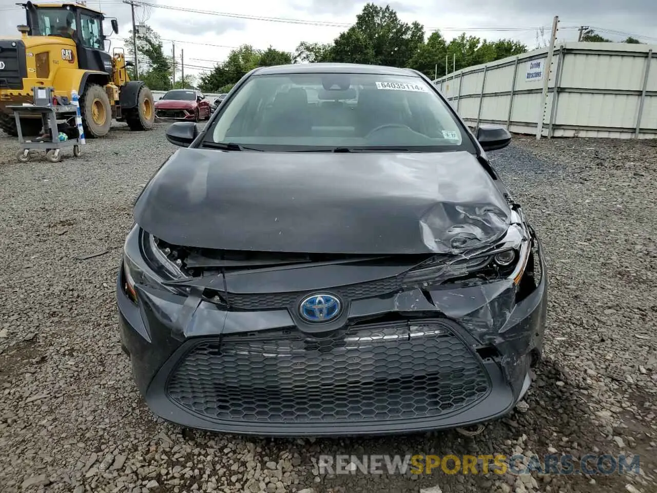 5 Photograph of a damaged car JTDEAMDE7NJ049584 TOYOTA COROLLA 2022