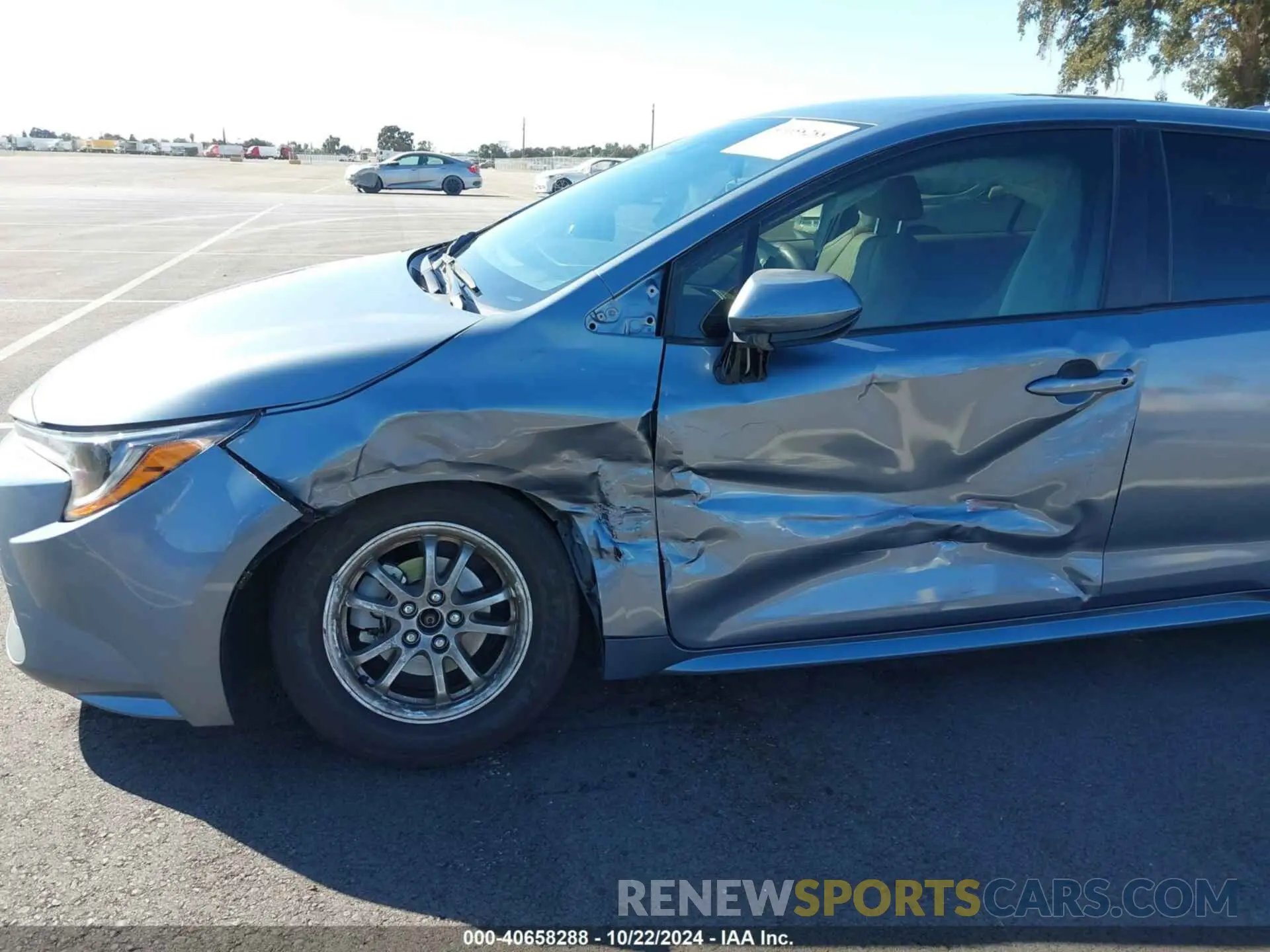 6 Photograph of a damaged car JTDEAMDE7NJ055093 TOYOTA COROLLA 2022