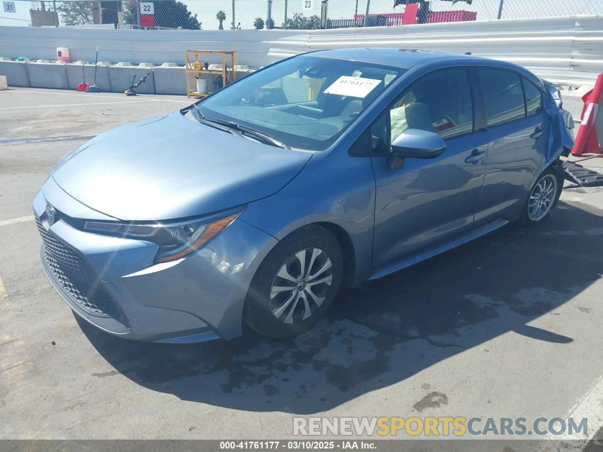 2 Photograph of a damaged car JTDEAMDE8N3003511 TOYOTA COROLLA 2022