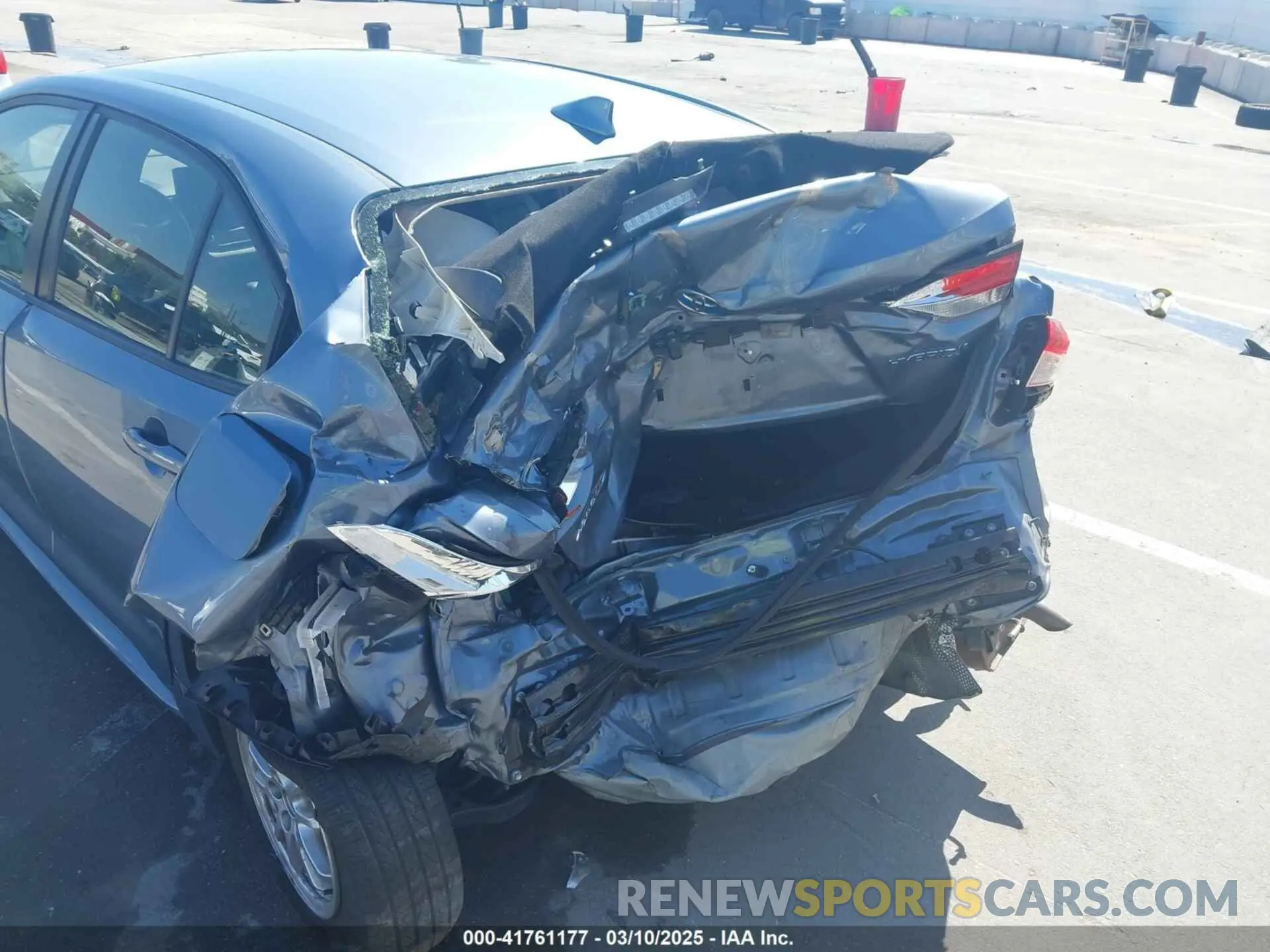 6 Photograph of a damaged car JTDEAMDE8N3003511 TOYOTA COROLLA 2022