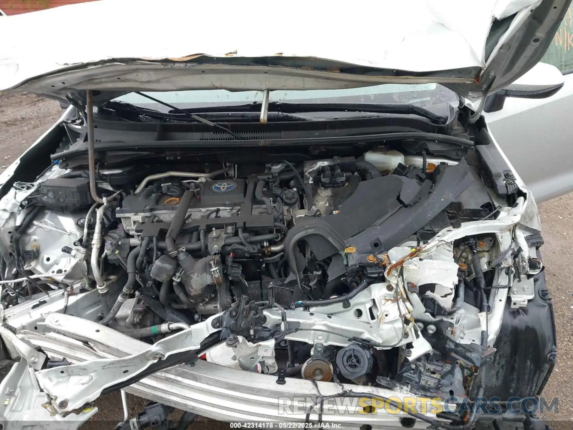 10 Photograph of a damaged car JTDEAMDE8N3010023 TOYOTA COROLLA 2022