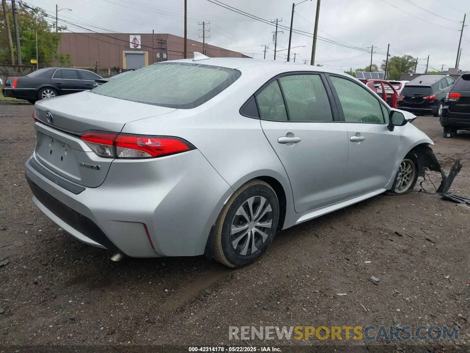 4 Photograph of a damaged car JTDEAMDE8N3010023 TOYOTA COROLLA 2022