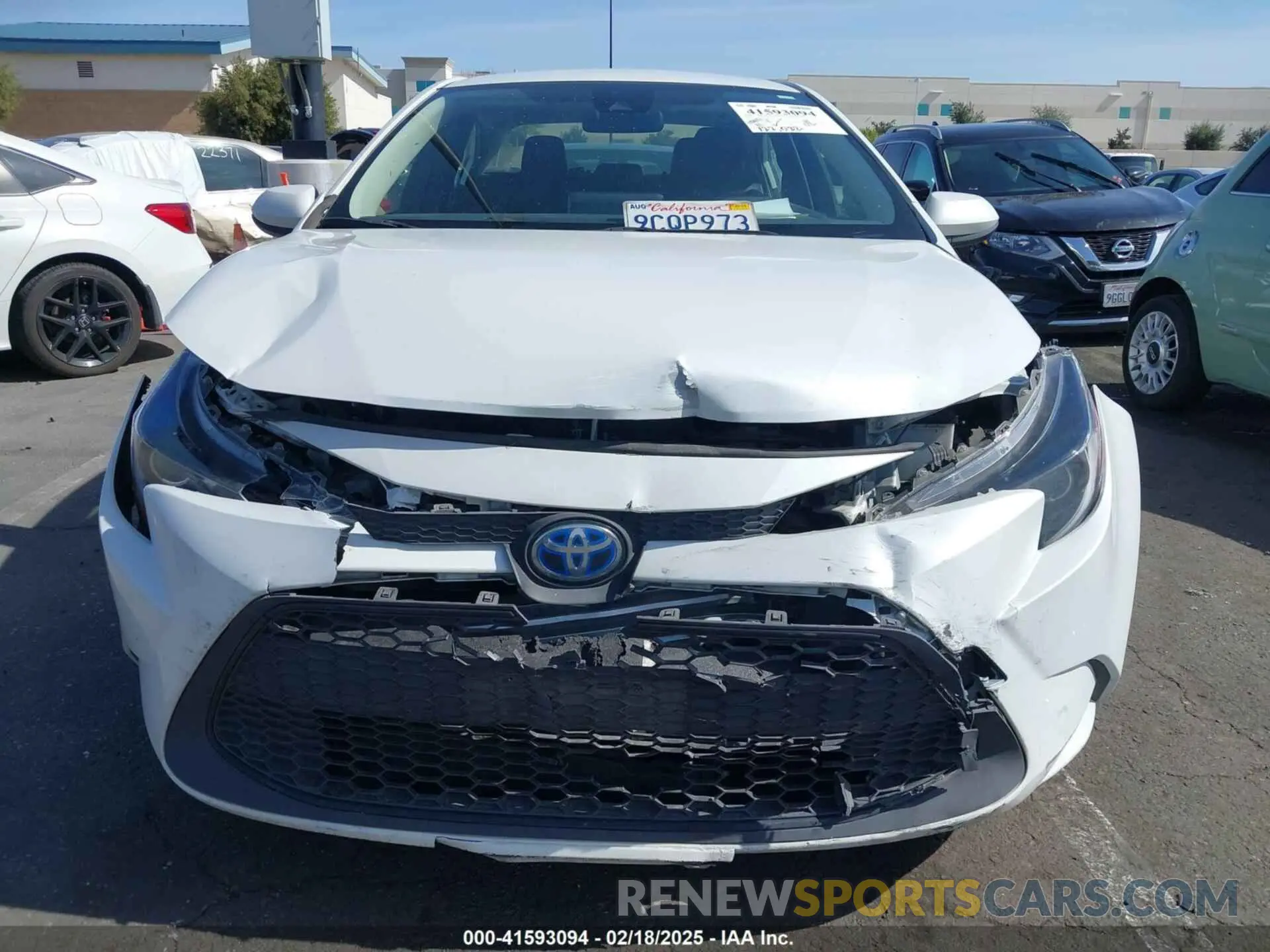 13 Photograph of a damaged car JTDEAMDE8N3012421 TOYOTA COROLLA 2022