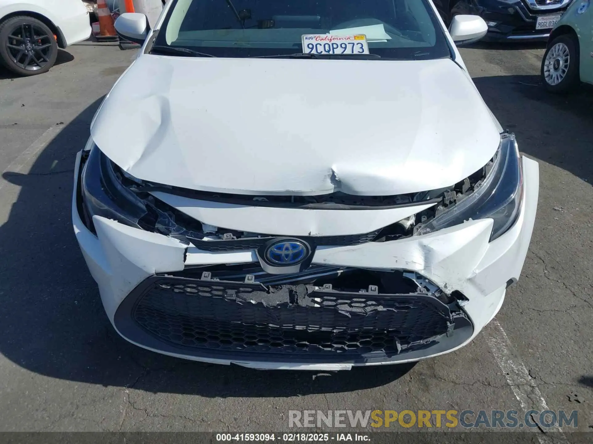 6 Photograph of a damaged car JTDEAMDE8N3012421 TOYOTA COROLLA 2022
