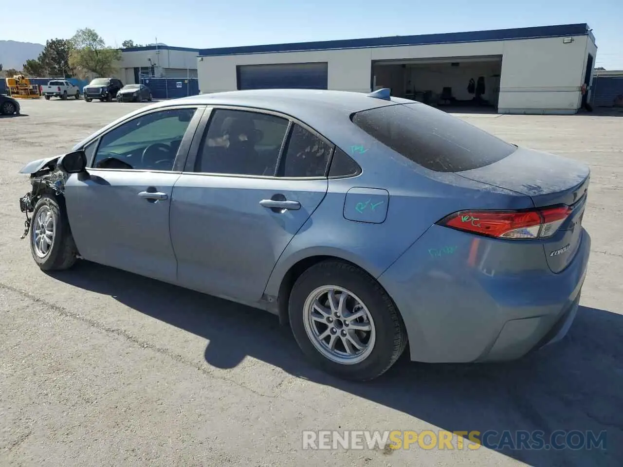 2 Photograph of a damaged car JTDEAMDE8NJ040845 TOYOTA COROLLA 2022