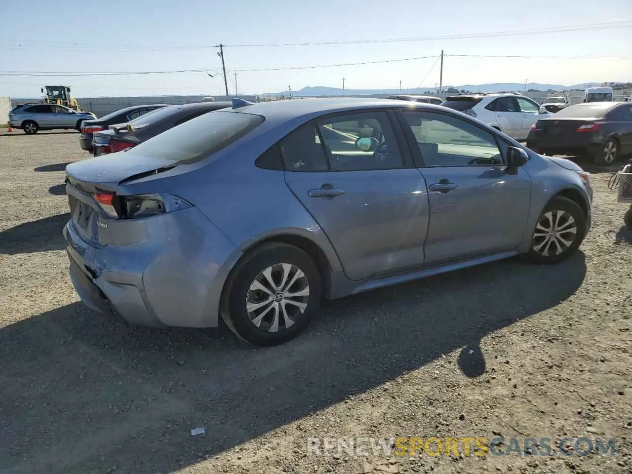 3 Photograph of a damaged car JTDEAMDE8NJ042157 TOYOTA COROLLA 2022