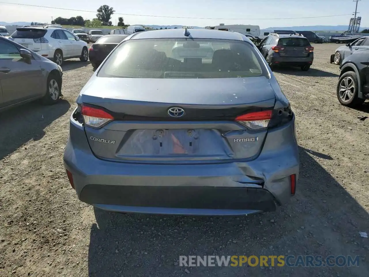 6 Photograph of a damaged car JTDEAMDE8NJ042157 TOYOTA COROLLA 2022