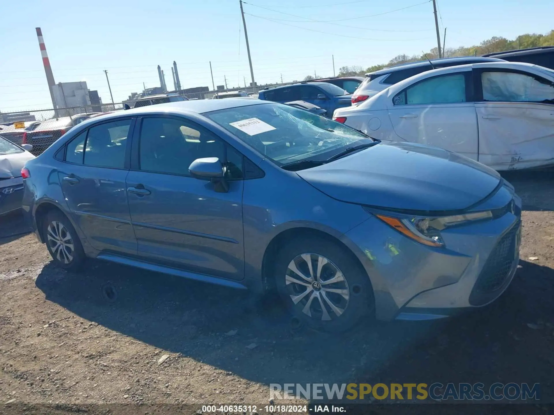 13 Photograph of a damaged car JTDEAMDE8NJ046077 TOYOTA COROLLA 2022