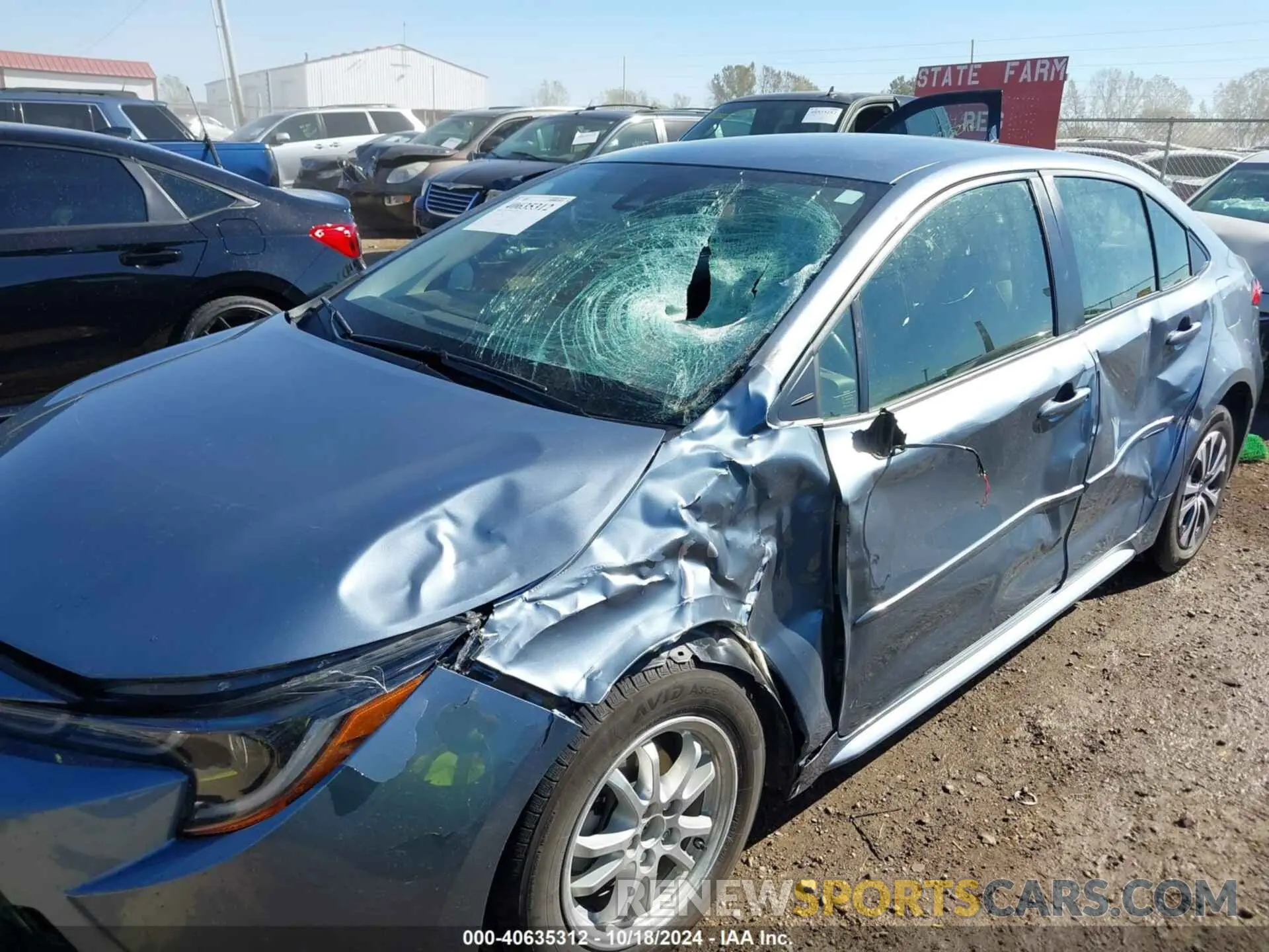 6 Photograph of a damaged car JTDEAMDE8NJ046077 TOYOTA COROLLA 2022