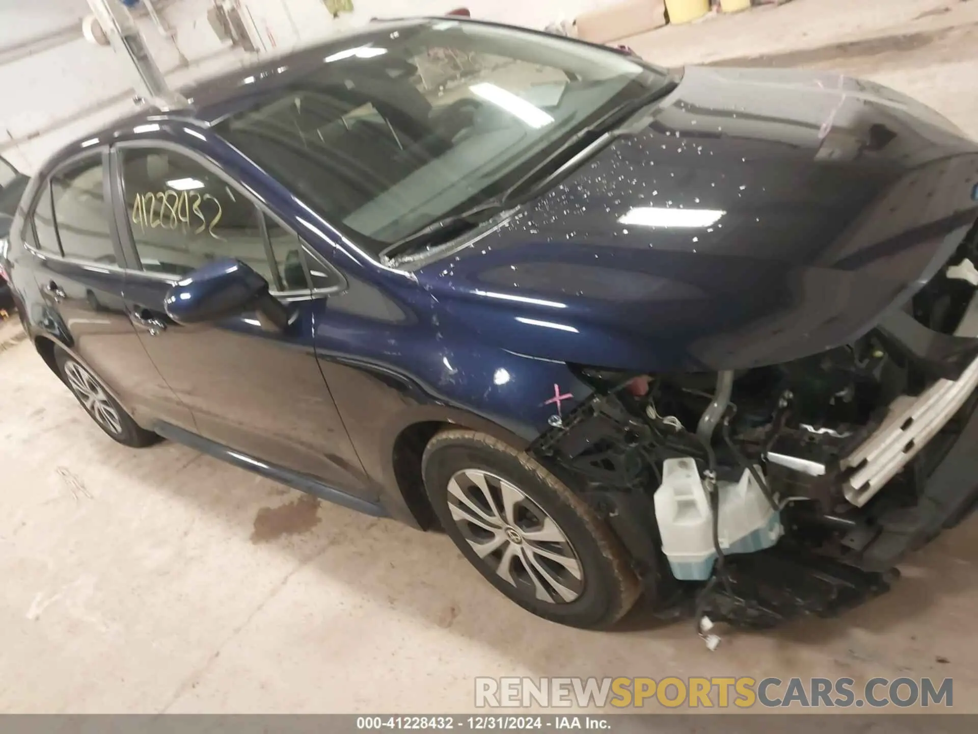 1 Photograph of a damaged car JTDEAMDE8NJ046578 TOYOTA COROLLA 2022