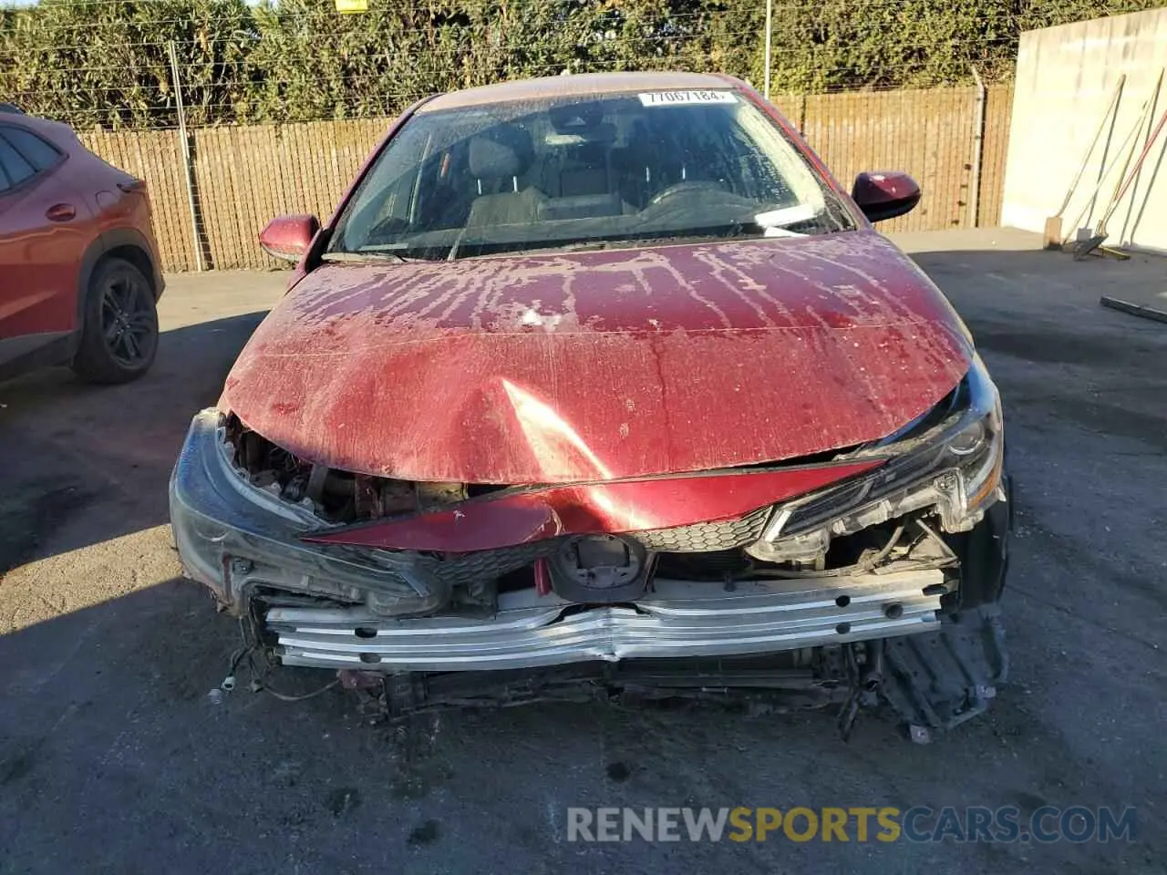 5 Photograph of a damaged car JTDEAMDE8NJ048363 TOYOTA COROLLA 2022