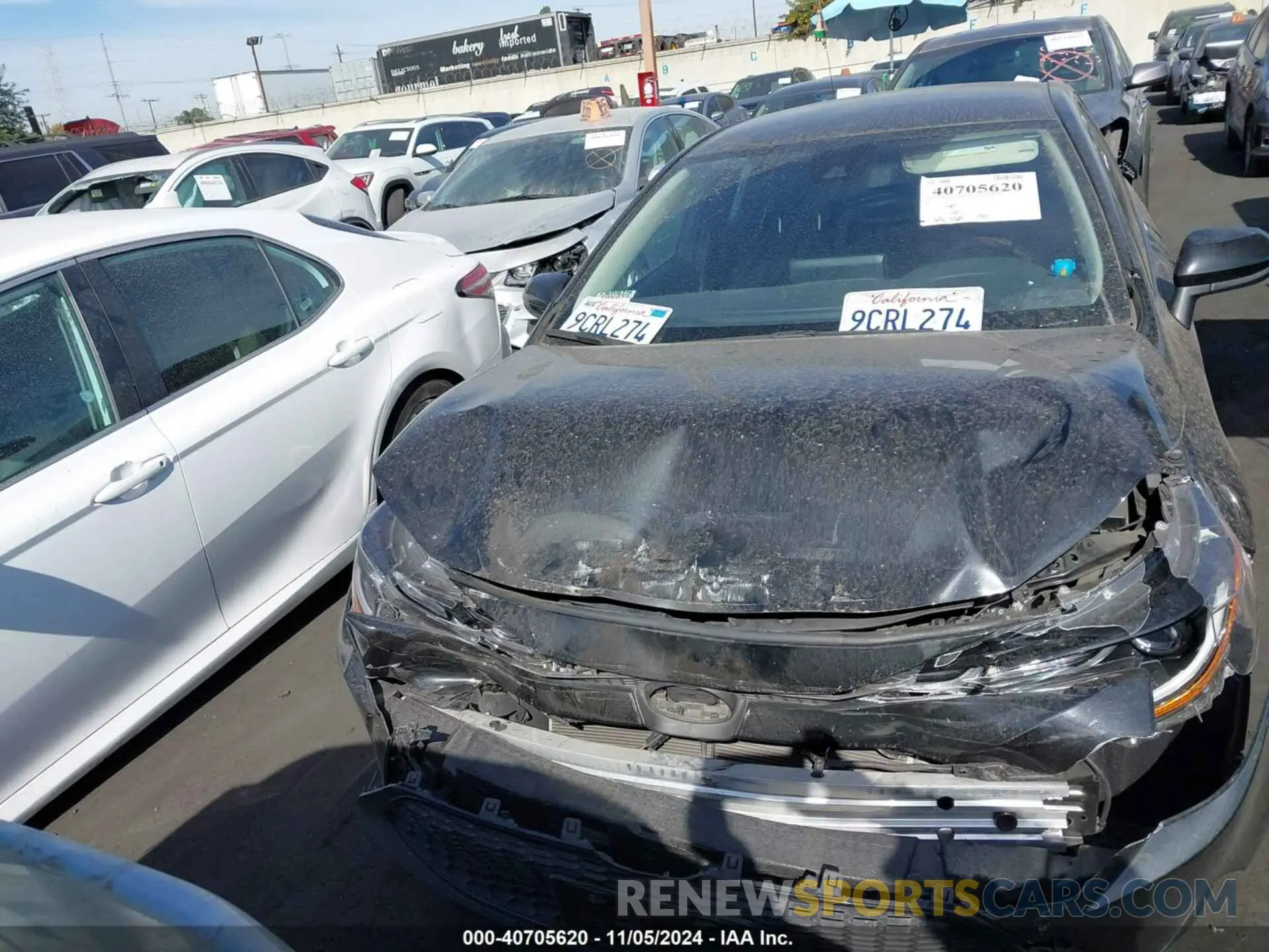 12 Photograph of a damaged car JTDEAMDE8NJ060237 TOYOTA COROLLA 2022