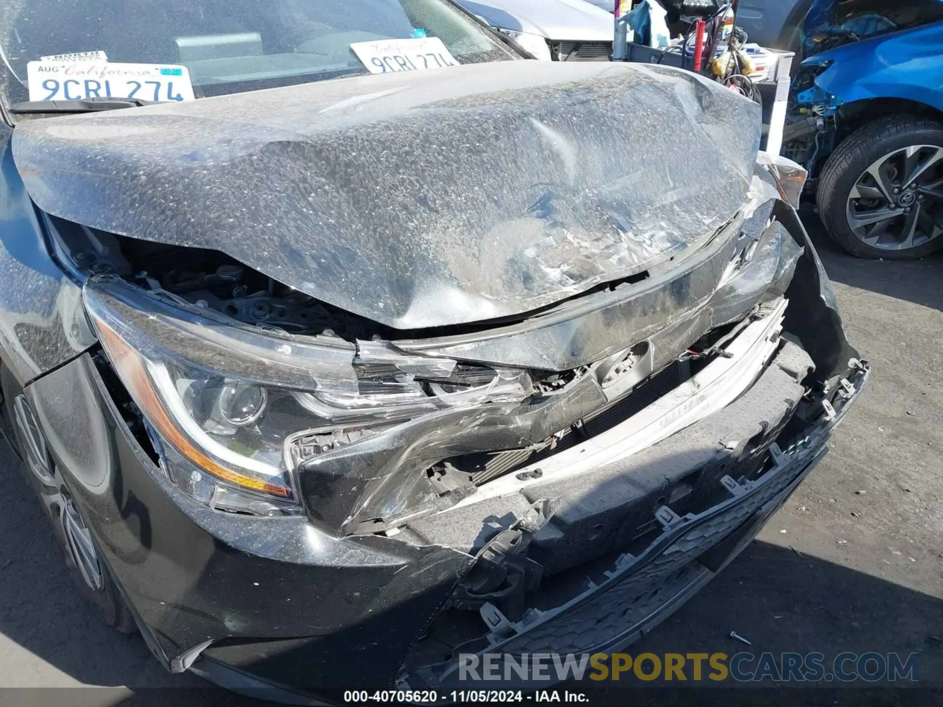 17 Photograph of a damaged car JTDEAMDE8NJ060237 TOYOTA COROLLA 2022