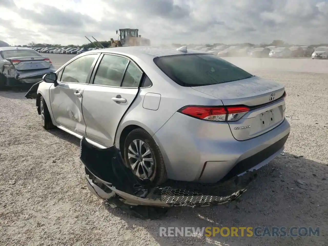 3 Photograph of a damaged car JTDEAMDE9N3004229 TOYOTA COROLLA 2022