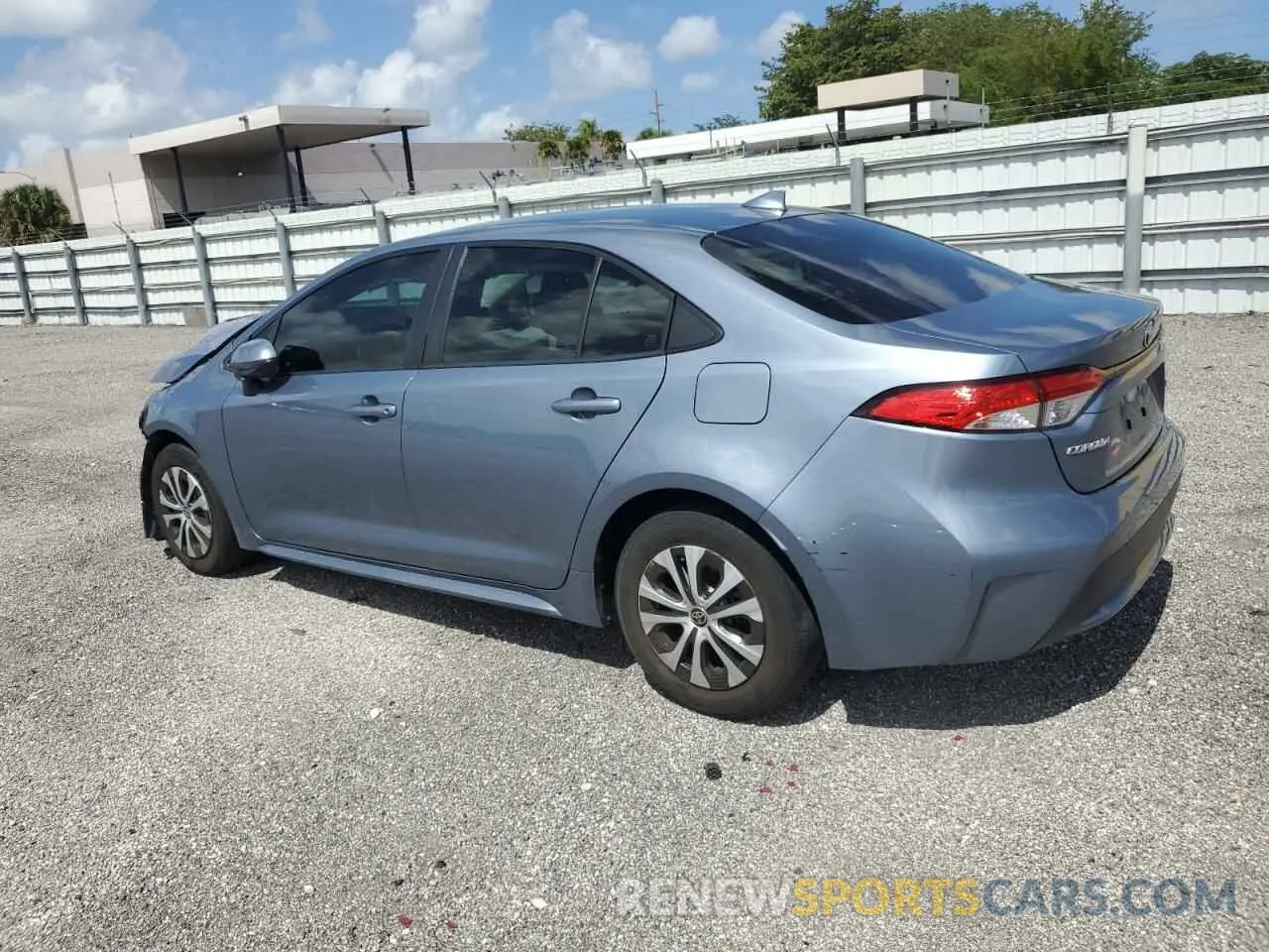 2 Photograph of a damaged car JTDEAMDE9N3008247 TOYOTA COROLLA 2022