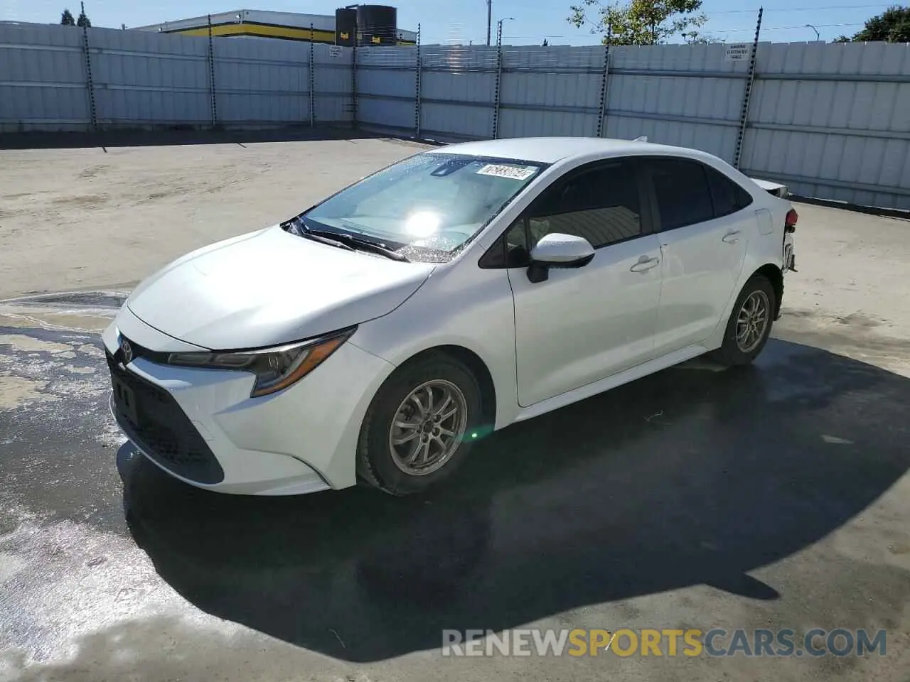 1 Photograph of a damaged car JTDEAMDE9N3009544 TOYOTA COROLLA 2022