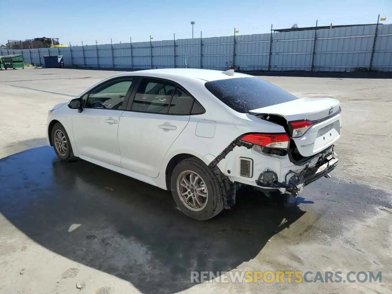 2 Photograph of a damaged car JTDEAMDE9N3009544 TOYOTA COROLLA 2022