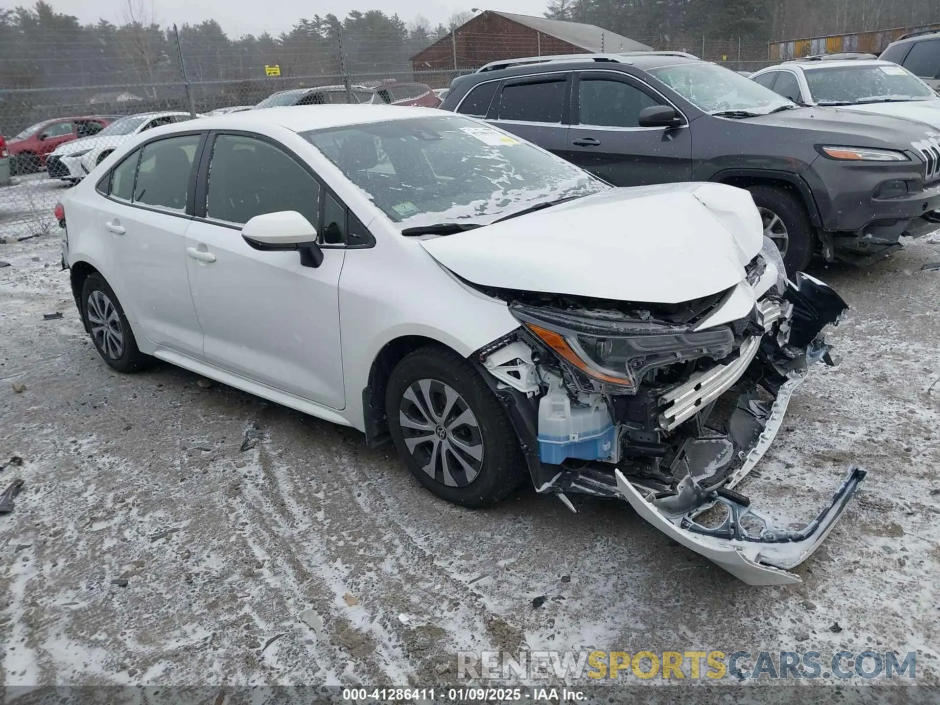 1 Photograph of a damaged car JTDEAMDE9N3009933 TOYOTA COROLLA 2022