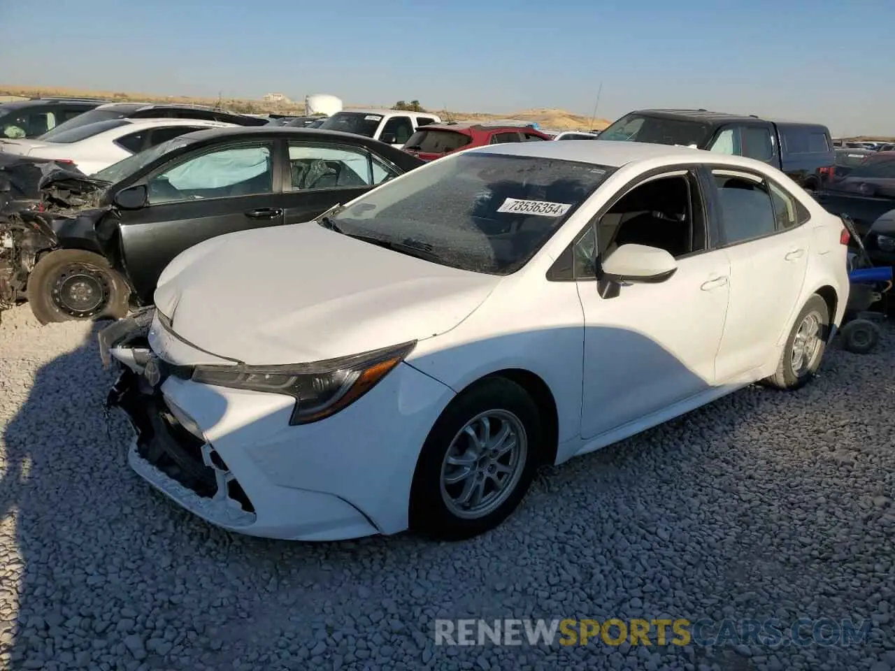 1 Photograph of a damaged car JTDEAMDE9NJ038988 TOYOTA COROLLA 2022