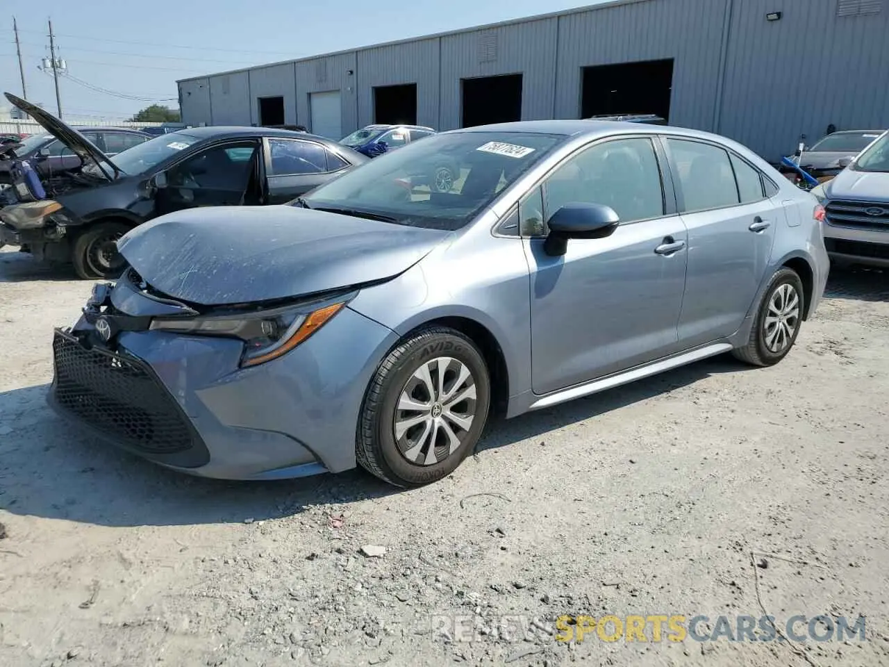 1 Photograph of a damaged car JTDEAMDE9NJ045813 TOYOTA COROLLA 2022