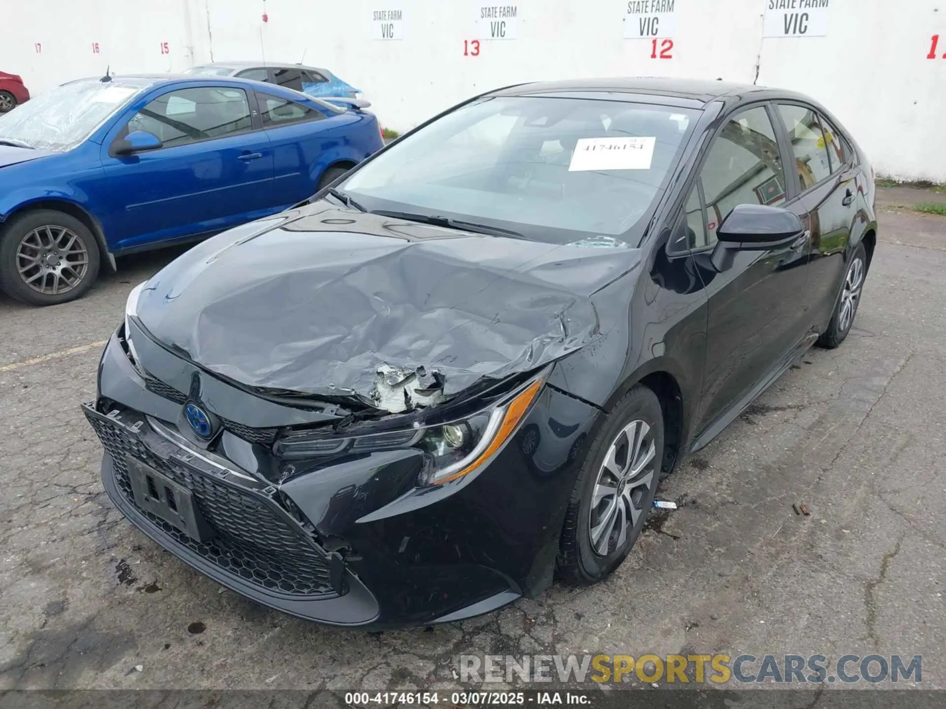 6 Photograph of a damaged car JTDEAMDE9NJ048100 TOYOTA COROLLA 2022