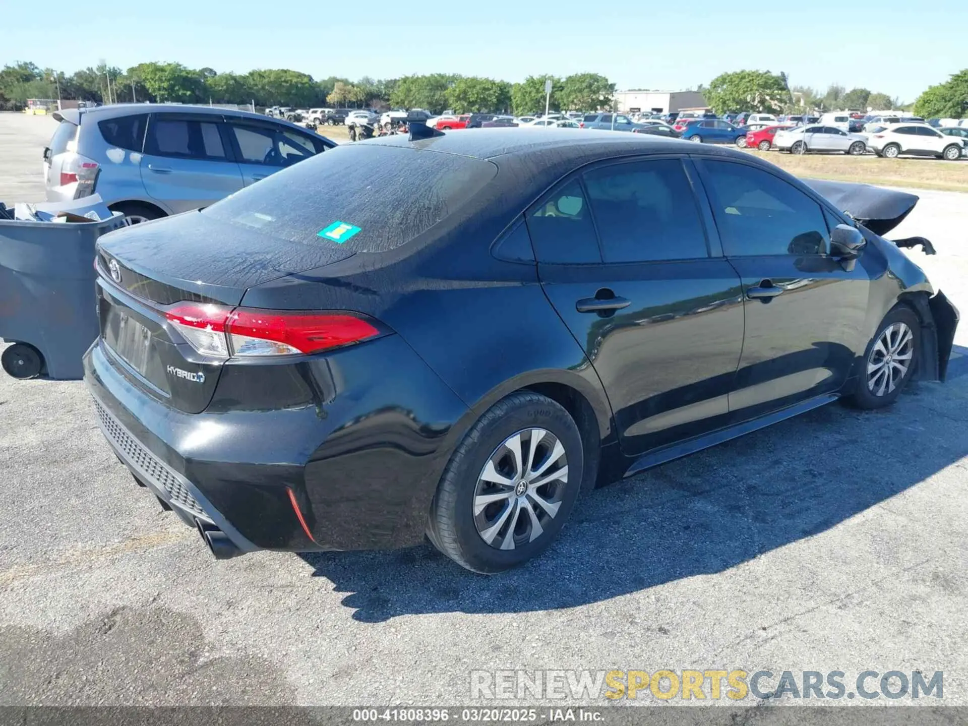 4 Photograph of a damaged car JTDEAMDE9NJ049862 TOYOTA COROLLA 2022