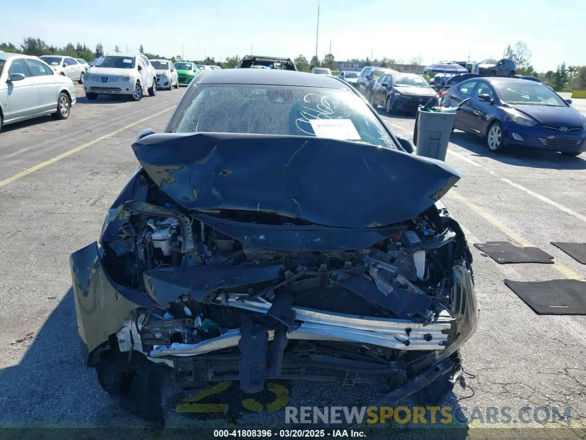 6 Photograph of a damaged car JTDEAMDE9NJ049862 TOYOTA COROLLA 2022